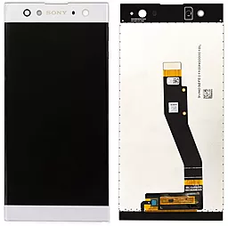 Дисплей Sony Xperia XA2 Ultra (H3213, H3223, H4213, H4233) с тачскрином, оригинал, Silver