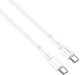 Кабель Charome C21-04 USB Type-C - Type-C 15w 3a 1м cable White - миниатюра 2 Кабель Charome C21-04 USB Type-C - Type-C 15w 3a 1м cable White - миниатюра 2
