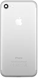 Задняя крышка корпуса Apple iPhone 7 со стеклом камеры Silver - фото Задняя крышка корпуса Apple iPhone 7 со стеклом камеры Silver