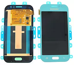 Дисплей Samsung Galaxy J1 Ace J110 з тачскріном, (OLED), Blue