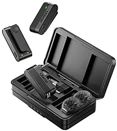 Петличный микрофон Ulanzi A100 Type-C 3.5mm Black - фото Петличный микрофон Ulanzi A100 Type-C 3.5mm Black