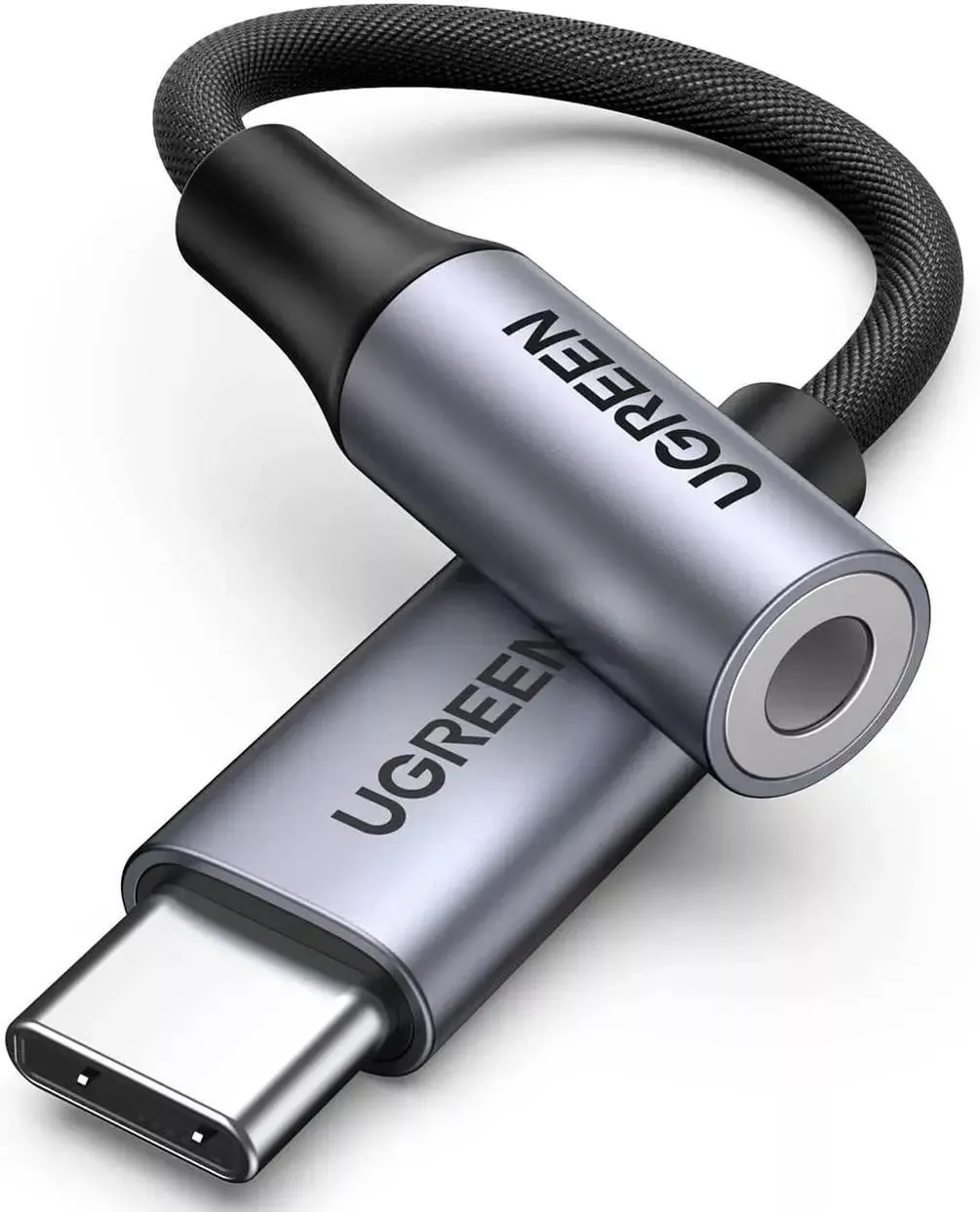 Аудио-переходник Ugreen AV142 USB Type-C to 3.5mm Gray - фото 3
