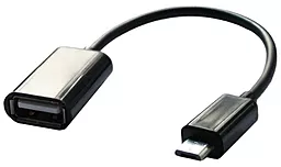 OTG-переходник Grand-X USB2.0 to micro USB Black (GXOTG2)