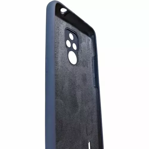 Чохол Silicone Case Full Camera для Samsung Galaxy A24 Dark Blue - фото 2
