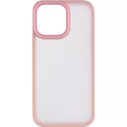 Чехол Epik TPU+PC Metal Buttons для Apple iPhone 14 Pro Max Розовый