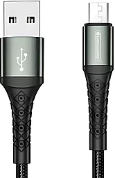 Кабель USB Jellico B10 12W 2.4A micro USB Cable Black
