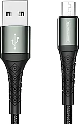 Кабель Jellico B10 USB-A - micro USB 15w 3.1a 1м cable Black - фото Кабель Jellico B10 USB-A - micro USB 15w 3.1a 1м cable Black