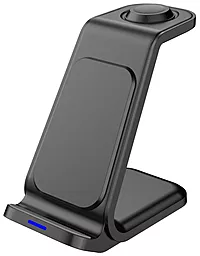 Беспроводная док-станция EasyLife NNZ23 15w 3-in-1 wireles charger black - фото Беспроводная док-станция EasyLife NNZ23 15w 3-in-1 wireles charger black