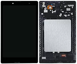 Дисплей для планшета Lenovo Tab 2 (A8-50F, A8-50L, A8-50LC), Tab 3 (TB3-850F, TB3-850M) с тачскрином и рамкой, оригинал, Black