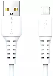 Кабель USB Jellico KDS-32 15W 3.1A 2M micro USB Cable White