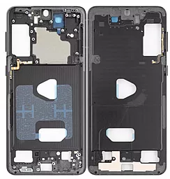 Рамка для дисплея Samsung Galaxy S21 Plus G996 Phantom Black - фото Рамка для дисплея Samsung Galaxy S21 Plus G996 Phantom Black