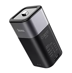Повербанк Hoco J24 Cool Energy 8000 mAh Metal gray - фото Повербанк Hoco J24 Cool Energy 8000 mAh Metal gray