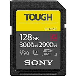 Карта памяти Sony SDXC 128GB Tough Сlass 10 UHS-II U3 V90 (SF-G128T)