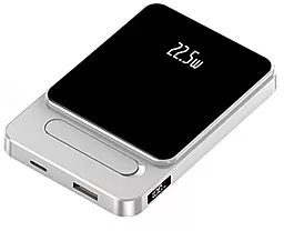 Повербанк Epik JJT-A77 10000 mAh 22.5W PD/QC Silver - фото Повербанк Epik JJT-A77 10000 mAh 22.5W PD/QC Silver