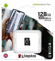 Карта памяти Kingston microSDXC 128GB Canvas Select Plus Class 10 UHS-I U1 V10 A1 (SDCS2/128GBSP) - миниатюра 2