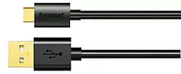 Кабель USB Tronsmart 0.3M micro USB Cable Black/Gold (MUS01) - миниатюра 3