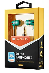 Наушники Canyon CNS-CEP4G Green - миниатюра 3 Наушники Canyon CNS-CEP4G Green - миниатюра 3
