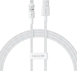 Кабель Baseus Gem Lightning USB-A - Lightning 12w 2.4a 1м cable White (P10373003211-00) - фото Кабель Baseus Gem Lightning USB-A - Lightning 12w 2.4a 1м cable White (P10373003211-00)