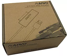 Адаптер Maiwo HDD/SSD SATA 2,5"/3,5"/5,25" на USB 3.0 БП 12А/2A (K10435A) - миниатюра 8