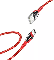 Кабель Hoco U89 Safeness USB-A - Type-C 12w 2.4a 1м cable Red - мініатюра 4 Кабель Hoco U89 Safeness USB-A - Type-C 12w 2.4a 1м cable Red - мініатюра 4