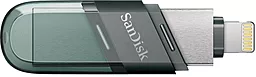 Флешка SanDisk iXpand Flip 64 GB USB 3.1 + Lightning (SDIX90N-064G-GN6NN) Silver - миниатюра 2