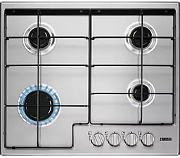Варочная поверхность газовая Zanussi ZGH65414XS - фото Варочная поверхность газовая Zanussi ZGH65414XS