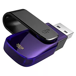Флешка Silicon Power 32Gb Blaze B31 Purple USB 3.0 (SP032GBUF3B31V1U) - миниатюра 2