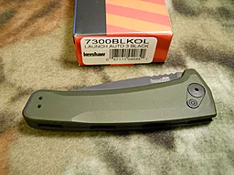Нож Kershaw Launch 3 (7300BLKOL) Олива - миниатюра 4