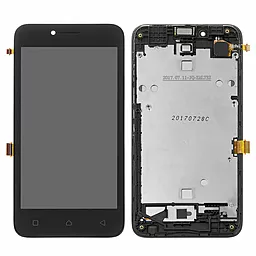 Дисплей Lenovo A Plus, Vibe B (A1010a20, A2016a40, A2016b30) с тачскрином и рамкой, Black - фото Дисплей Lenovo A Plus, Vibe B (A1010a20, A2016a40, A2016b30) с тачскрином и рамкой, Black