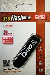 Флешка Dato 8GB DS2001 USB 2.0 (DT_DS2001BL/8GB) Black