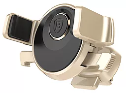 Тримач магнітний Baseus PREMIUM Mechanics Times Car Mount Gold - фото Тримач магнітний Baseus PREMIUM Mechanics Times Car Mount Gold