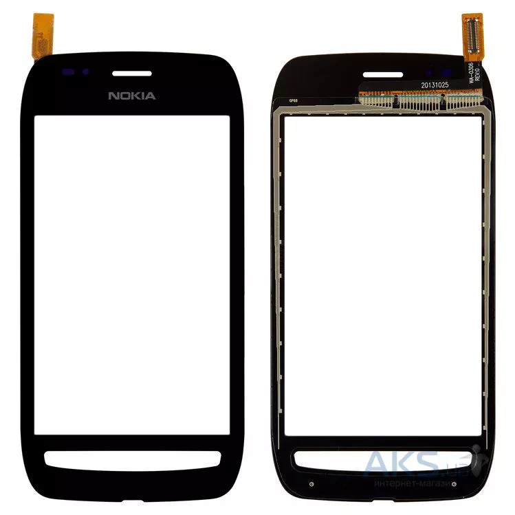 Сенсор (тачскрін) Nokia Lumia 710 (original) Black - фото 1