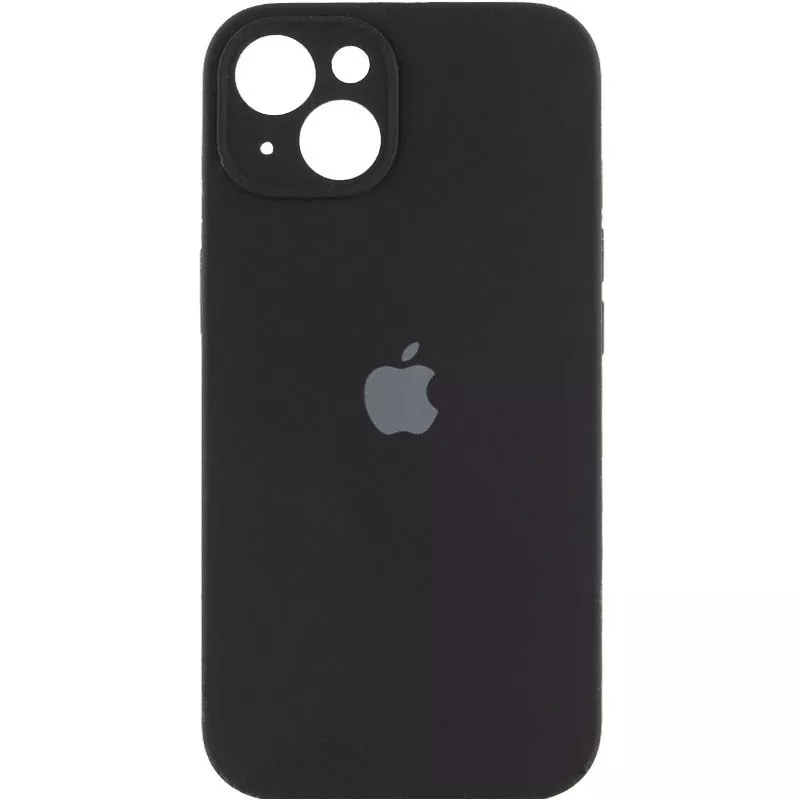 Чехол Silicone Case Full Camera for Apple iPhone 14 Plus Black - фото 1