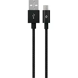 Кабель Ttec AlumiCable USB-A - micro USB 12w 2.4a 1м cable Black (2DK11S) - фото Кабель Ttec AlumiCable USB-A - micro USB 12w 2.4a 1м cable Black (2DK11S)