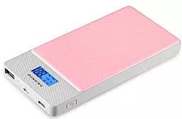 Повербанк Pineng PN-993 Quick Charge 3.0 & Type C 10000mah Pink - фото Повербанк Pineng PN-993 Quick Charge 3.0 & Type C 10000mah Pink