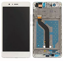 Дисплей Huawei P9 Lite 2016, G9 Lite, Honor 8 Smart (VNS-L31, VNS-L21, VNS-L22, VNS-L23, VNS-L53, VNS-AL00, VNS-L62, VNS-L52, VNS-DL00, VNS-TL00) с тачскрином и рамкой, White - фото Дисплей Huawei P9 Lite 2016, G9 Lite, Honor 8 Smart (VNS-L31, VNS-L21, VNS-L22, VNS-L23, VNS-L53, VNS-AL00, VNS-L62, VNS-L52, VNS-DL00, VNS-TL00) с тачскрином и рамкой, White