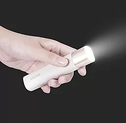Ліхтарик Xiaomi Solove X3 Portable Flashlight Power Bank 3000 mAh White - мініатюра 4