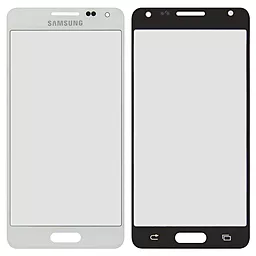 Корпусное стекло дисплея Samsung Galaxy Alpha G850F White - фото Корпусное стекло дисплея Samsung Galaxy Alpha G850F White