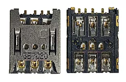 Коннектор SIM-карты Motorola Moto G5 XT1670 / XT1675 на 1 Sim-карту