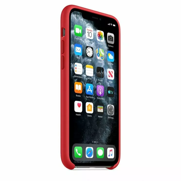 Чехол Silicone Case для Apple iPhone 11 Pro Red - фото 2