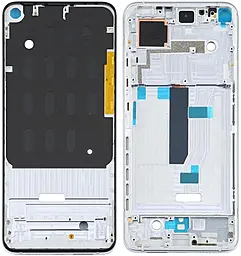 Рамка дисплея Xiaomi Mi 10T / Mi 10T Pro / Redmi K30s Lunar Silver - фото Рамка дисплея Xiaomi Mi 10T / Mi 10T Pro / Redmi K30s Lunar Silver