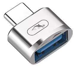 OTG-перехідник SkyDolphin OT05 M-F Type-C -> USB3.0 Silver (SDADPT-00030) - фото OTG-перехідник SkyDolphin OT05 M-F Type-C -> USB3.0 Silver (SDADPT-00030)