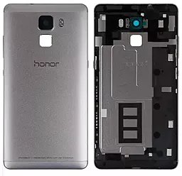 Задняя крышка корпуса Huawei Honor 7 со стеклом камеры Silver