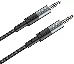 Аудіо кабель Hoco UPA23 AUX mini Jack 3.5mm M/M Cable 1 м gray/black - мініатюра 5
