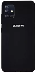 Чехол 1TOUCH Silicone Case Full Samsung A515 Galaxy A51  Black