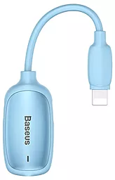 Аудио-переходник Baseus L51 Lightning - 3.5mm F +Lightning F 2A Blue (CALL51-03) - фото Аудио-переходник Baseus L51 Lightning - 3.5mm F +Lightning F 2A Blue (CALL51-03)