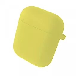 Силіконовий чохол NICHOSI для AirPods 1/2 microfiber Yellow