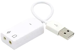 Внешняя звуковая карта EasyLife USB-sound card 3D белый (YT-SC-5.1 / W) - фото Внешняя звуковая карта EasyLife USB-sound card 3D белый (YT-SC-5.1 / W)