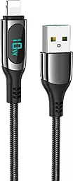 USB Кабель Hoco S51 Extreme 1.2m 2.4A Lightning Cable Black