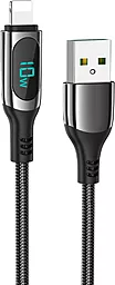 Кабель Hoco S51 Extreme USB-A - Lightning 12w 2.4a 1.2м cable Black - фото Кабель Hoco S51 Extreme USB-A - Lightning 12w 2.4a 1.2м cable Black